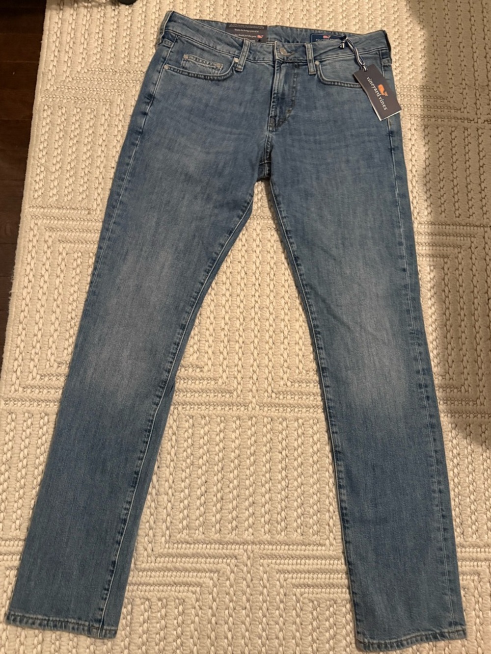Vineyard Vines Men’s Skinny Jeans in Medium Blue Denim